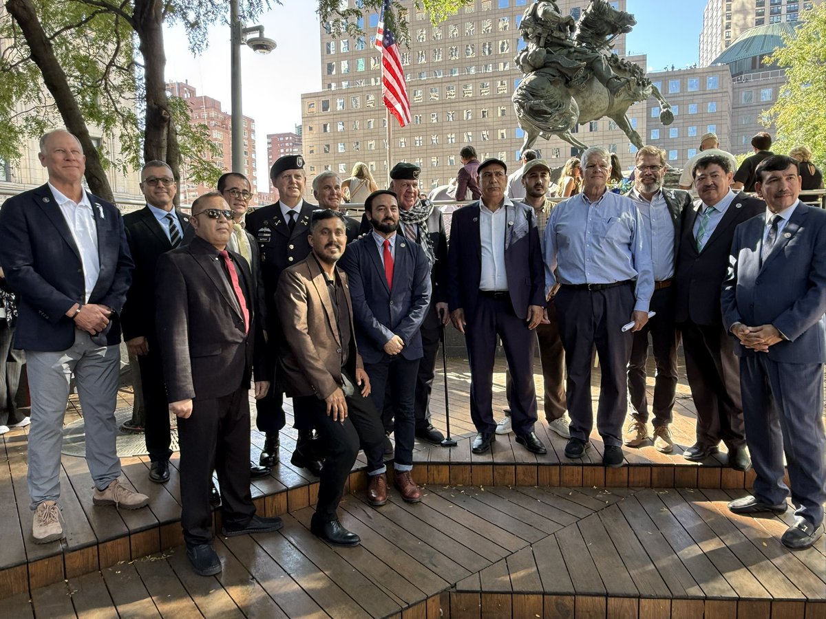 badgersix_alpha's tweet photo. We were honored to share the stage with American and Afghan heroes today on the 25th anniversary of the 9/11 terrorist attacks. Please consider donating to our cause of providing humanitarian assistance to the Afghan allies who stood with America at https://t.co/LKKKt76sEY. https://t.co/U9m5VxtPKq