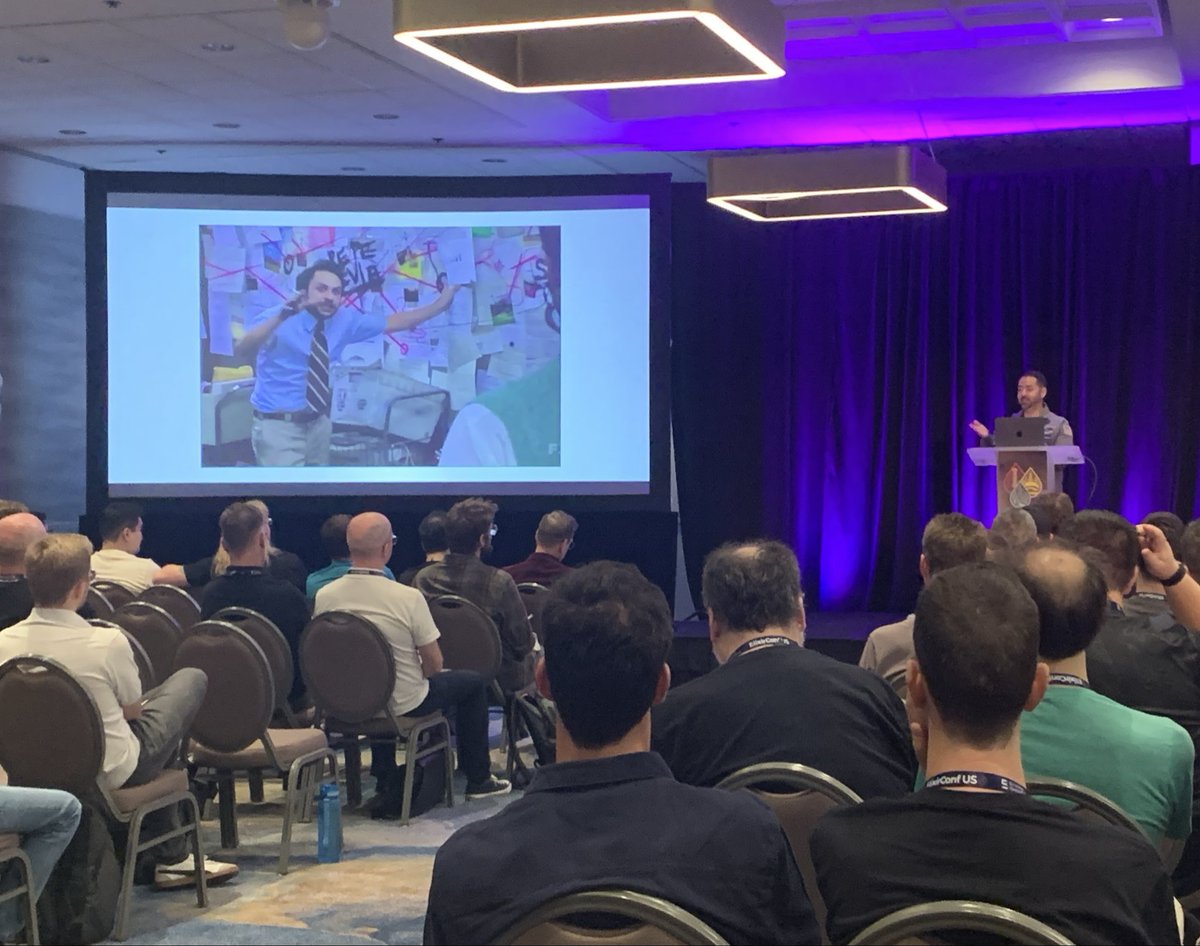 jesseleite85's tweet photo. That time when @chris_mccord unveiled his plan to take over the world π
#ElixirConf #ElixirConfUS #ElixirConfUS2026 https://t.co/ArccipiCTx