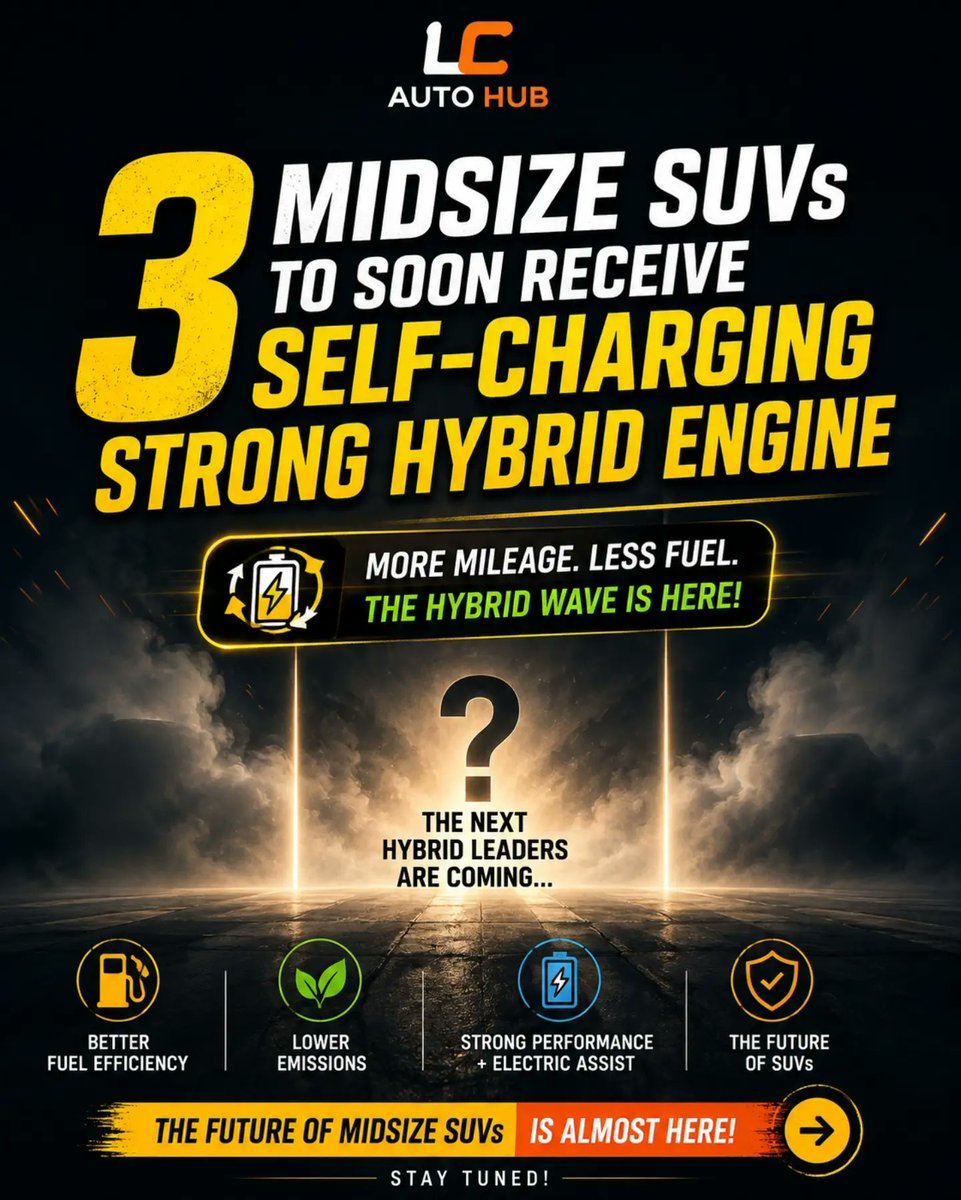 ShemikaHeyfik's tweet photo. Strong hybrid competition is heating up! Renault Duster may launch around Diwali 2026, followed by next-gen Hyundai Creta and Kia Seltos in 2027. Better efficiency and lower emissions could make hybrids the next SUV favorite. Which would you choose? https://t.co/pcMREabLS8
