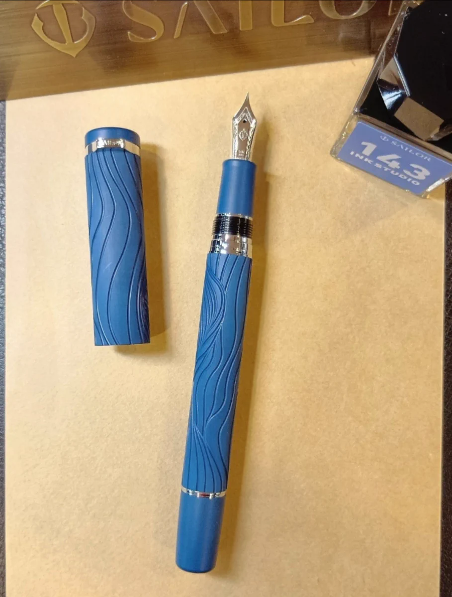 ナガサワ Pen Style DEN 万年筆 14K F NAGASAWA オリジナル限定万年筆
