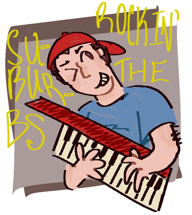 spencer_normal's tweet photo. Also here's a doodle for rockin the suburbs #benfolds https://t.co/W6NAEtIyq5