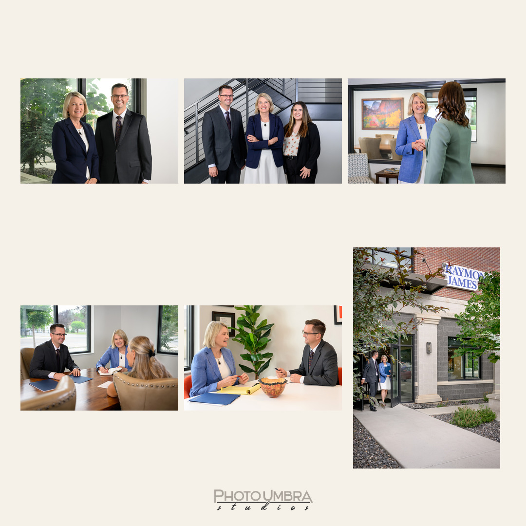 Vekad's tweet photo. Branding photography in Payson, capturing the Raymond James team, workspace, and genuine client moments. Images that make your website and social presence feel authentic and trustworthy. Book a free discovery call at photoumbra. com. https://t.co/iC1J8kTdnd