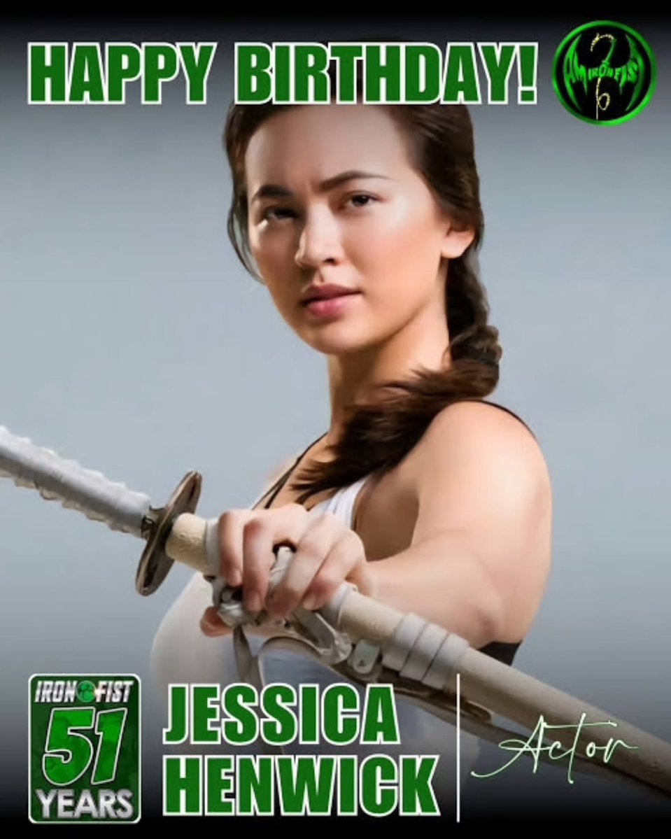 DelbertMunrw's tweet photo. Ahmed Zidane shared a photo on August 29, 2026, tagging Jessica Henwick. It may show people, a poster, a sword, and the text: “Happy Birthday Jessica Henwick. https://t.co/qbsCdKKlx8