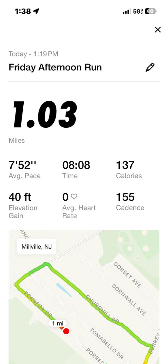 TanyellWalker28's tweet photo. I had a good run today!
@SouthJerseyAs https://t.co/TL2E3kx4yY