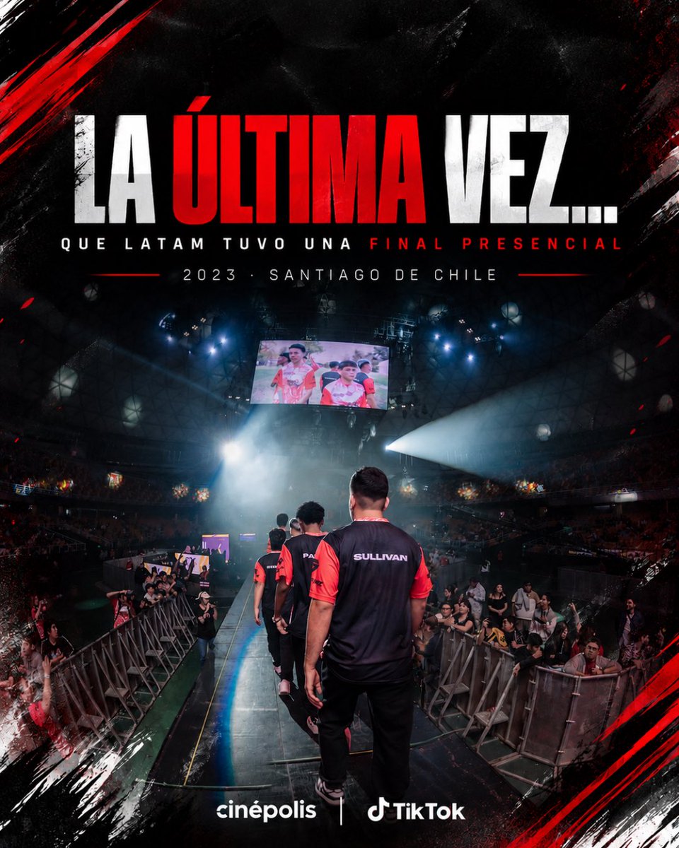 AllGloryGaming's tweet photo. 👀 Vuelve la Final Presencial y se desbloqueó un recuerdo…

La última vez fue en 2023. All Glory llegó a Santiago 🇨🇱 y volvió CAMPEÓN. 🏆

3 años después, regresa. ¿Coincidencia? 👀😂

Primero hay que ganarse el boleto. 🔥

#TodaLaGloria #FFWSLATAM https://t.co/Y8nbAqbF2m