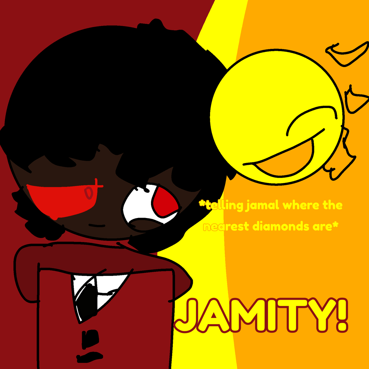 CH4NC3_ANIMATES's tweet photo. Jamity, the artisit of jamity is tuff guys(Srasterism)#jamity #jamsteo #verity https://t.co/xFb8iRVqBR