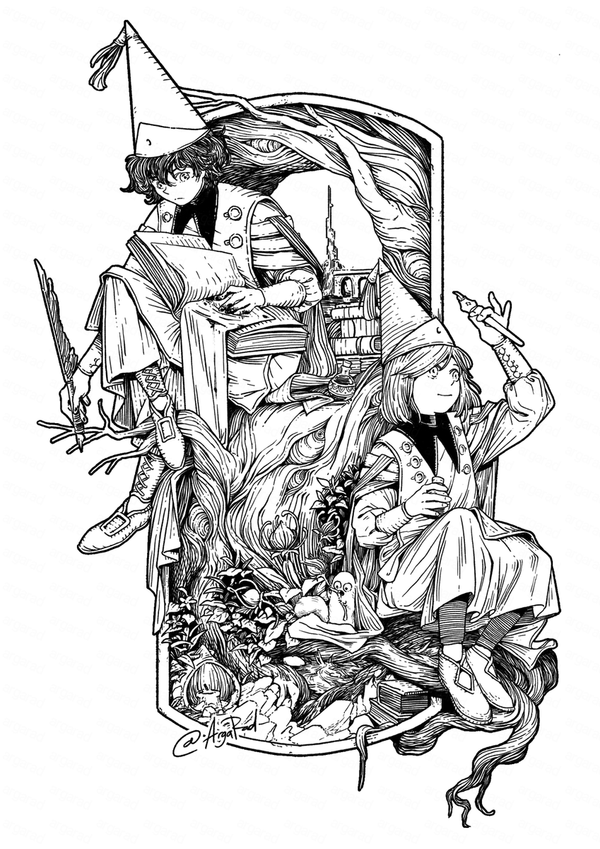 argarads's tweet photo. 2 #qiflings Inking https://t.co/vI9AUBOqcq