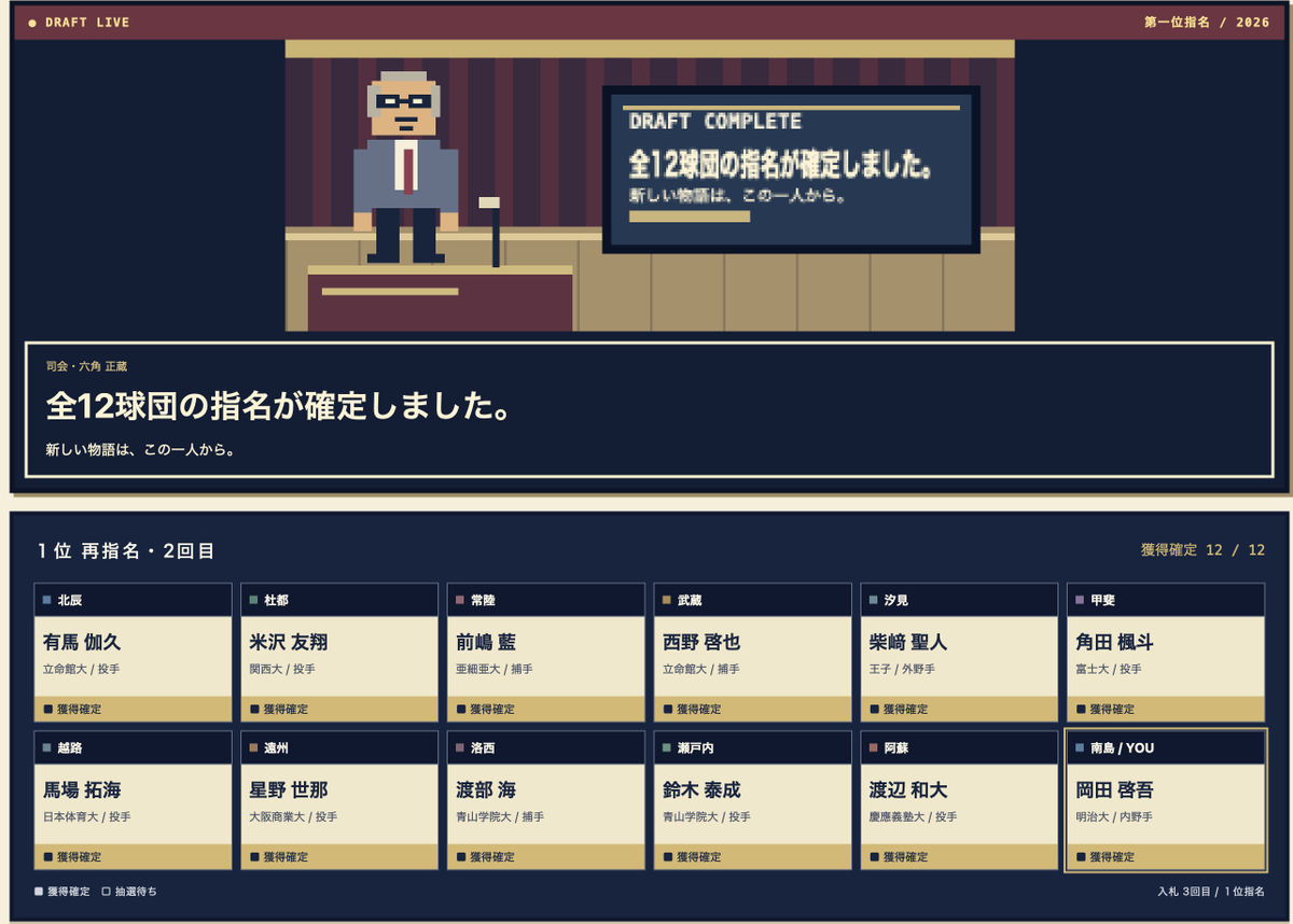 tokyo_19's tweet photo. https://t.co/iHFpNcbDAX

ドラフトゲーム、ちょっと試作してみました。

意外に面白いのでは。。。
テストプレイ可能☺️

#ドラフト #大学野球 https://t.co/CBrgf4d8cn