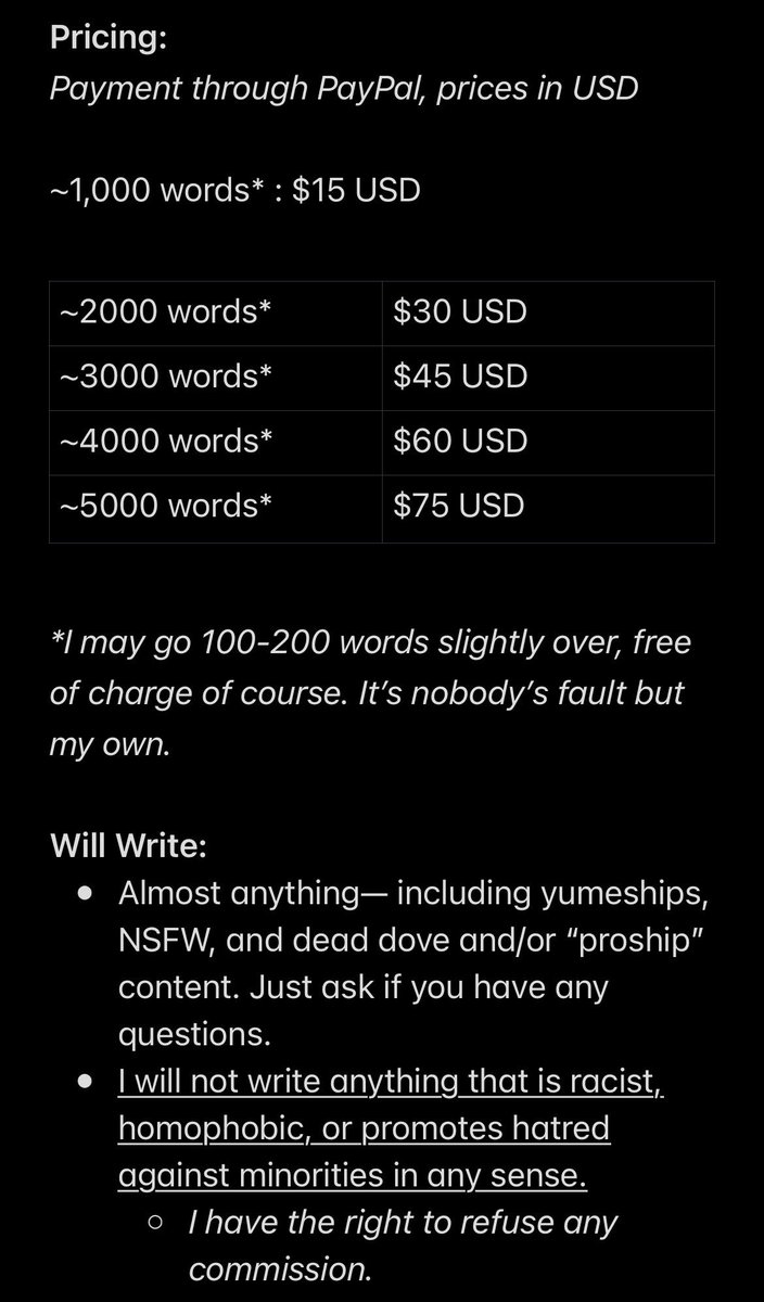 RuddyStagz's tweet photo. Officially re-opening writing comms! #proship #stancest #ocs #rickorty #writingcomms I’m just reaching here LOL.
Info below, reach out via DM if interested. https://t.co/VJtOfkyLR6