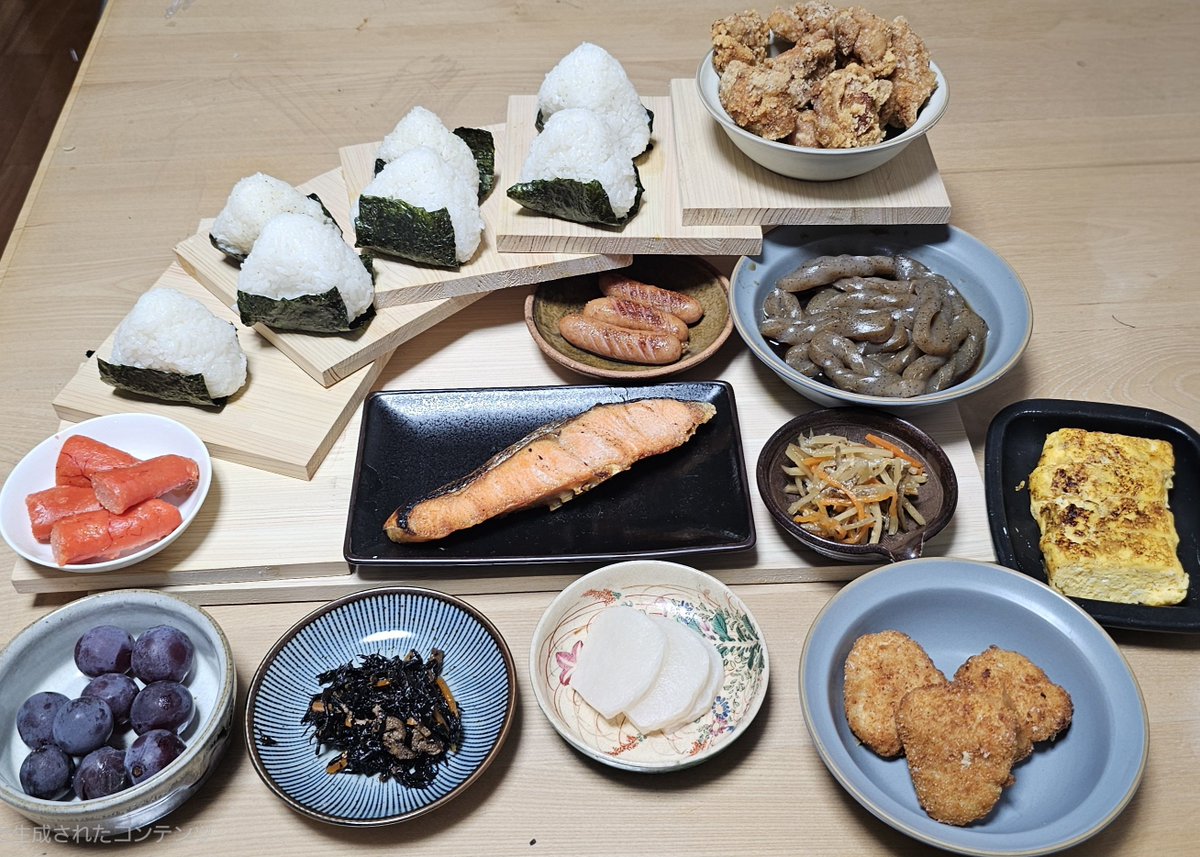 92queserasera's tweet photo. 土曜の昼。あったもん適当に作り適当に並べる。色合いがなんか悲しいが数並んでるだけでテンションがあがる人です🐶舐め犬クッキング https://t.co/gckTsorRCJ