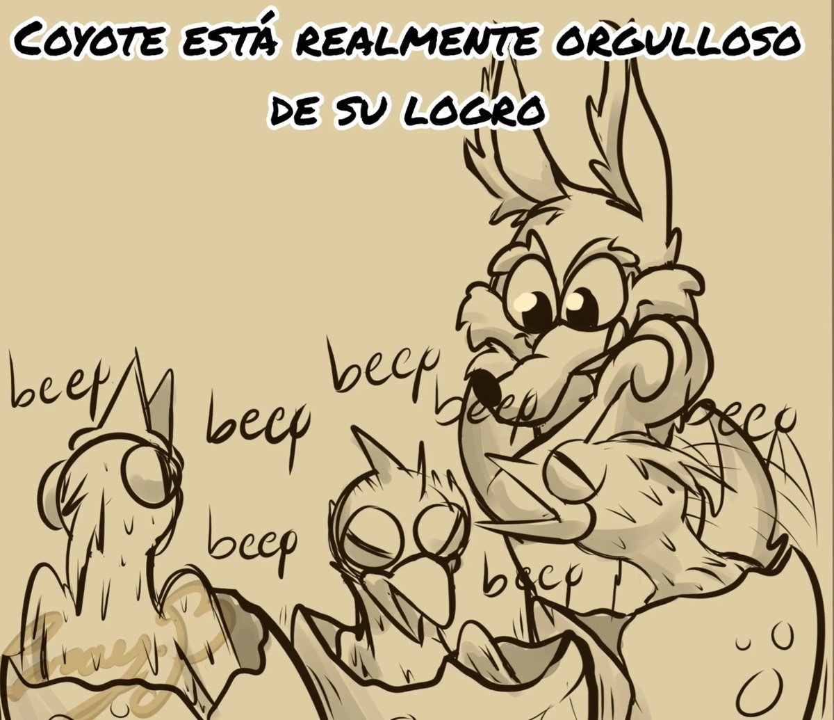 CrayB43295's tweet photo. Parte 4
dibujar bebes feos es mi pasión? aunque investigado polluelos de correcaminos descubre que no son tan feos como otras aves al nacer 
#wileecoyote #roadrunner #looneytunes #wileroad #wilerunner https://t.co/FfFeRWDs9K