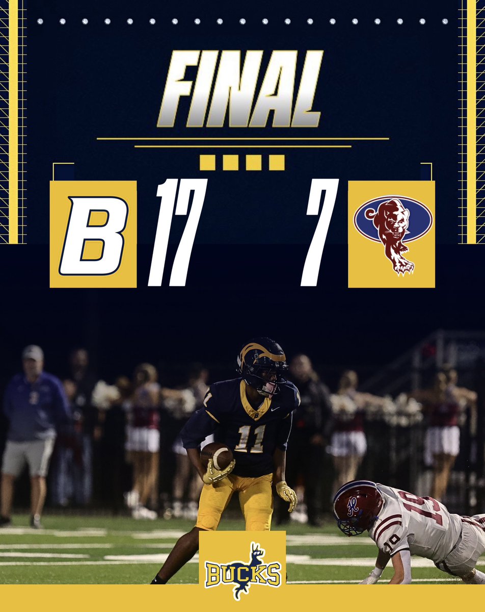 Bucks_Football1's tweet photo. Homecoming W!! 

#beELITE | #RackCity | #FN5GL https://t.co/cA9dRlNIU4
