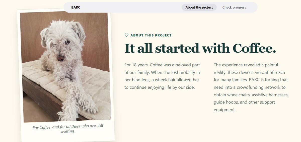 manriquez010's tweet photo. We have launched this crowdfunding platform to help more dogs and cats regain their mobility and quality of life.
Register your pet now and upvote to reach more people!
Click here:
https://t.co/hwWPXtoE9Y https://t.co/c1Lv9bfKae
