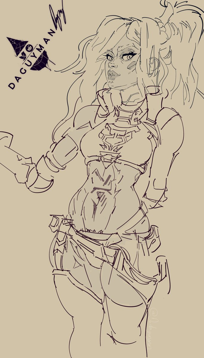 Dadaguyman_'s tweet photo. What do we think of the new #Borderlands character #Loveless. 😍🫣

#rule34 #abs #midriff https://t.co/bk37Nvt8sj