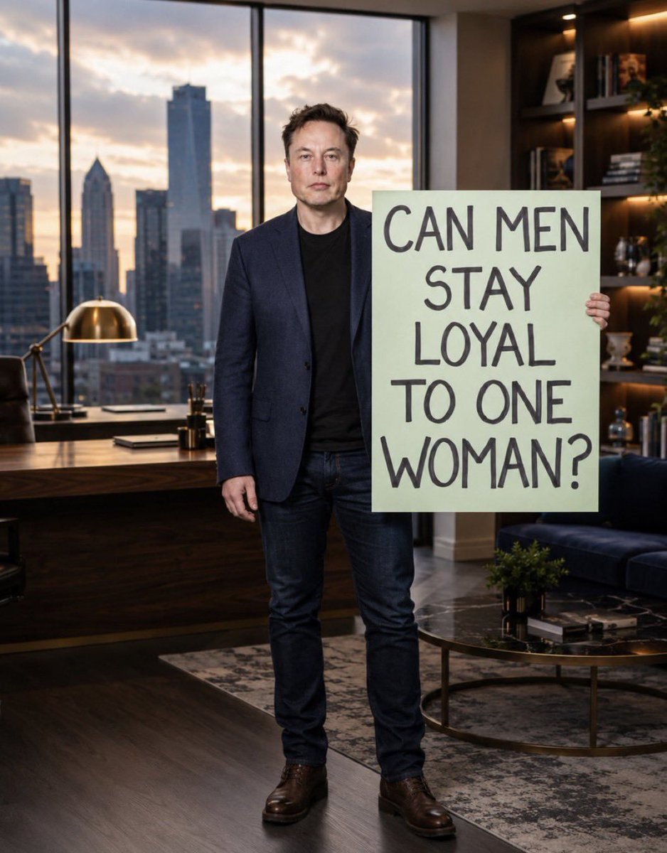 ElonEmpireUS's tweet photo. Don't lie!

Can men stay loyal to one woman?

Yes or No? https://t.co/1p1QbFkWCv