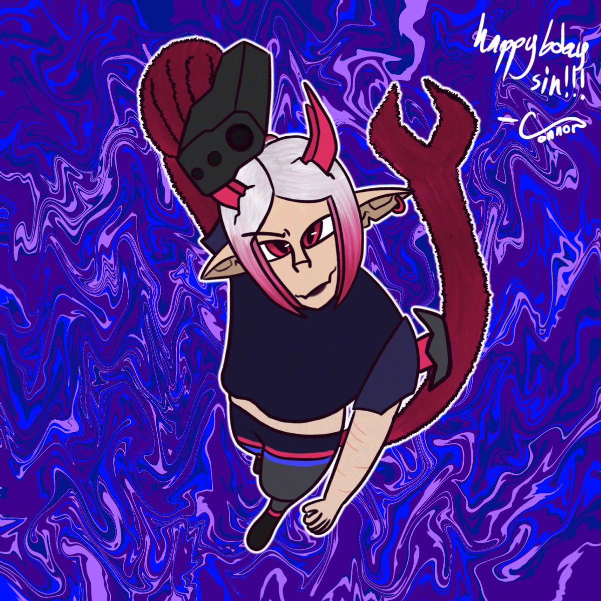 thetistictype's tweet photo. happy birthday sin my GOAT !!!!!!!!!!! https://t.co/ejAHcILIiN