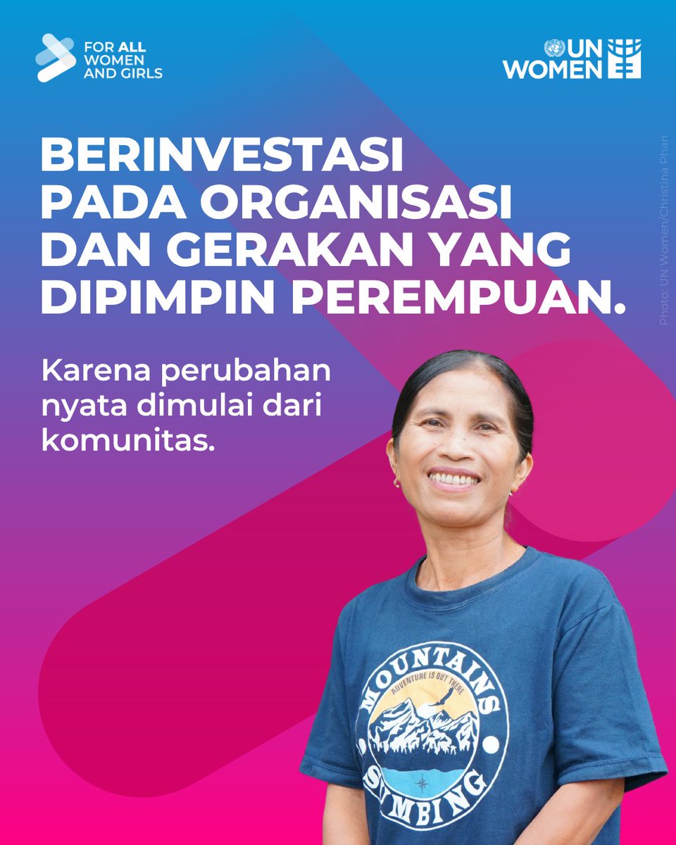 unwomenid's tweet photo. Krisis kemanusiaan di seluruh dunia mencapai tingkat tertinggi di tahun 2025—saat pendanaan untuk aksi kemanusiaan semakin berkurang.

@UN_Women terus mendorong agar hak perempuan dan anak perempuan terus diutamakan

🔗 Selengkapnya: https://t.co/BbfjI8L3bj

#ForAllWomenAndGirls https://t.co/kEjw2o4SVS