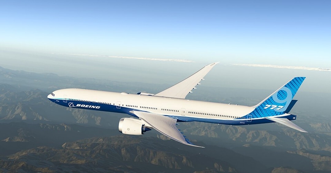 BreanneIsmimw's tweet photo. Boeing completes the first flight of its second 777X aircraft. https://t.co/90azYmmLgC