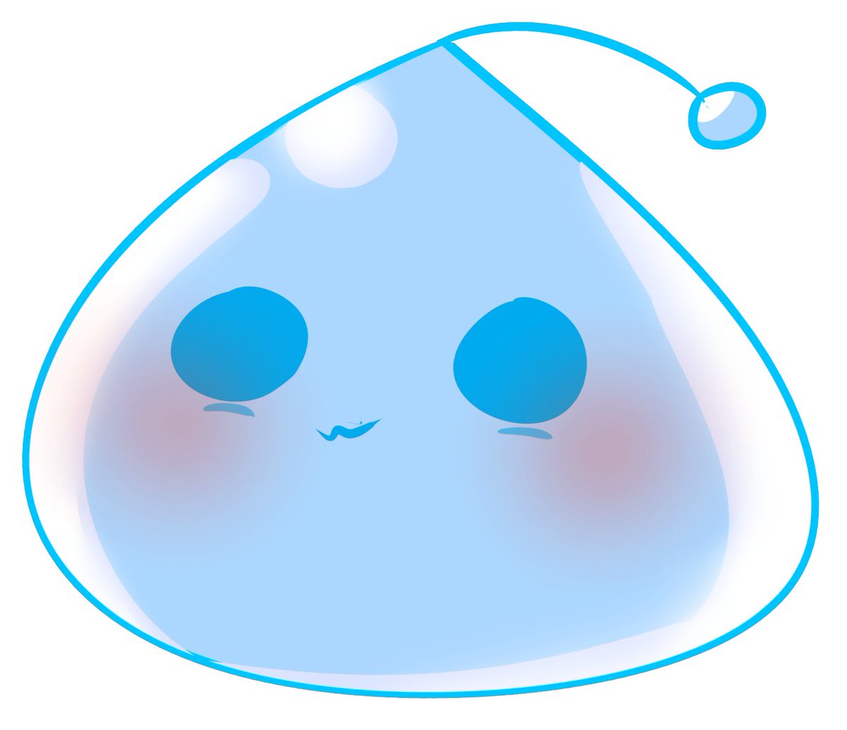 GokaiMan's tweet photo. So Here's something I've been curious about. 
How many Vtubers out there are Non-human? or just, things?
For example, I'm currently just a little Slime, i don't even got any arm. How about Y'alls? #Vtuberㅤ #ENVtuber https://t.co/8i92RSdgRB