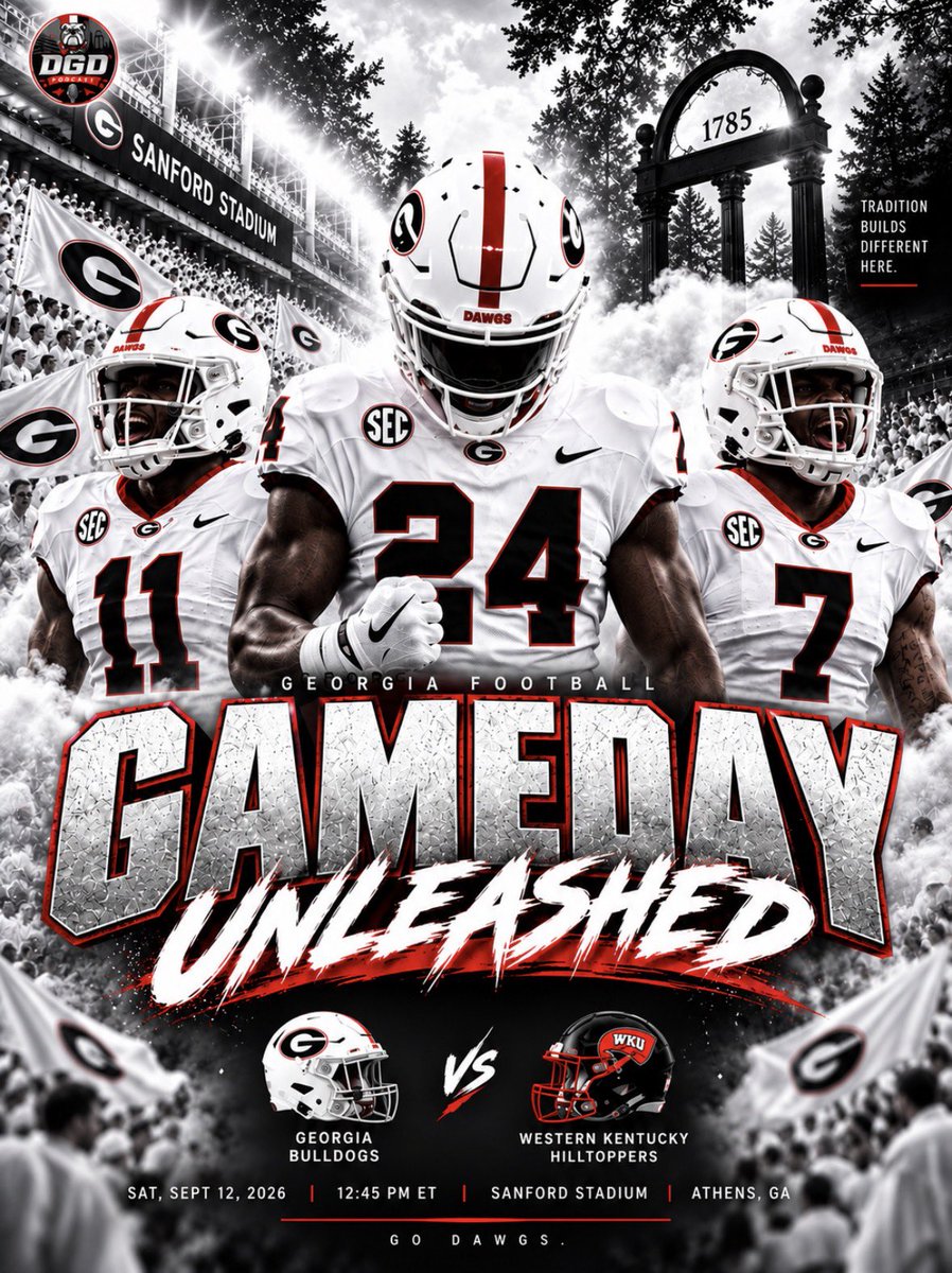 dgdpodcast's tweet photo. It’s Saturday in Athens!
It’s time to #AttackTheDay
#godawgs https://t.co/gPvYrp4dJ0