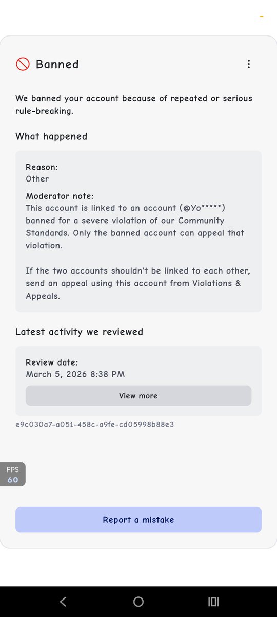 Xyromogger's tweet photo. @Bloxy_News Roblox has falsely banned (my account Flavioitaliano30) me cause some account was allegedly linked to some that I don't even know. I hope they fix this soon but please repost this. @Roblox @RobloxBan @KreekCraft @InsideRoblox @robloxdevrel https://t.co/lkDynlw54i