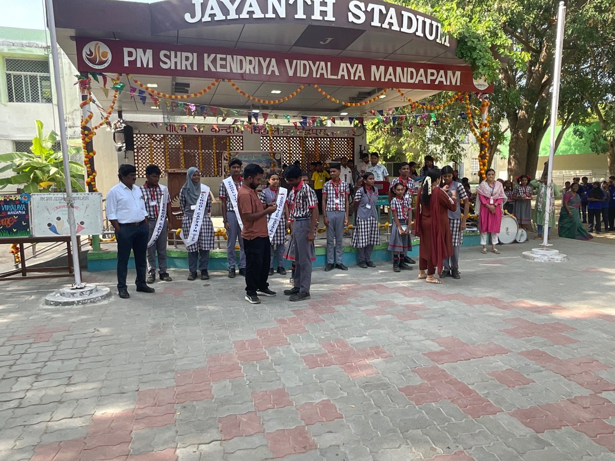 KMandapam's tweet photo. INVESTITURE CEREMONY-11.09.2026-PRINCIPAL,STAFF &STUDENTS PARTICIPATED #kvs_hq #eduminofindia https://t.co/nDIJB6yyDx