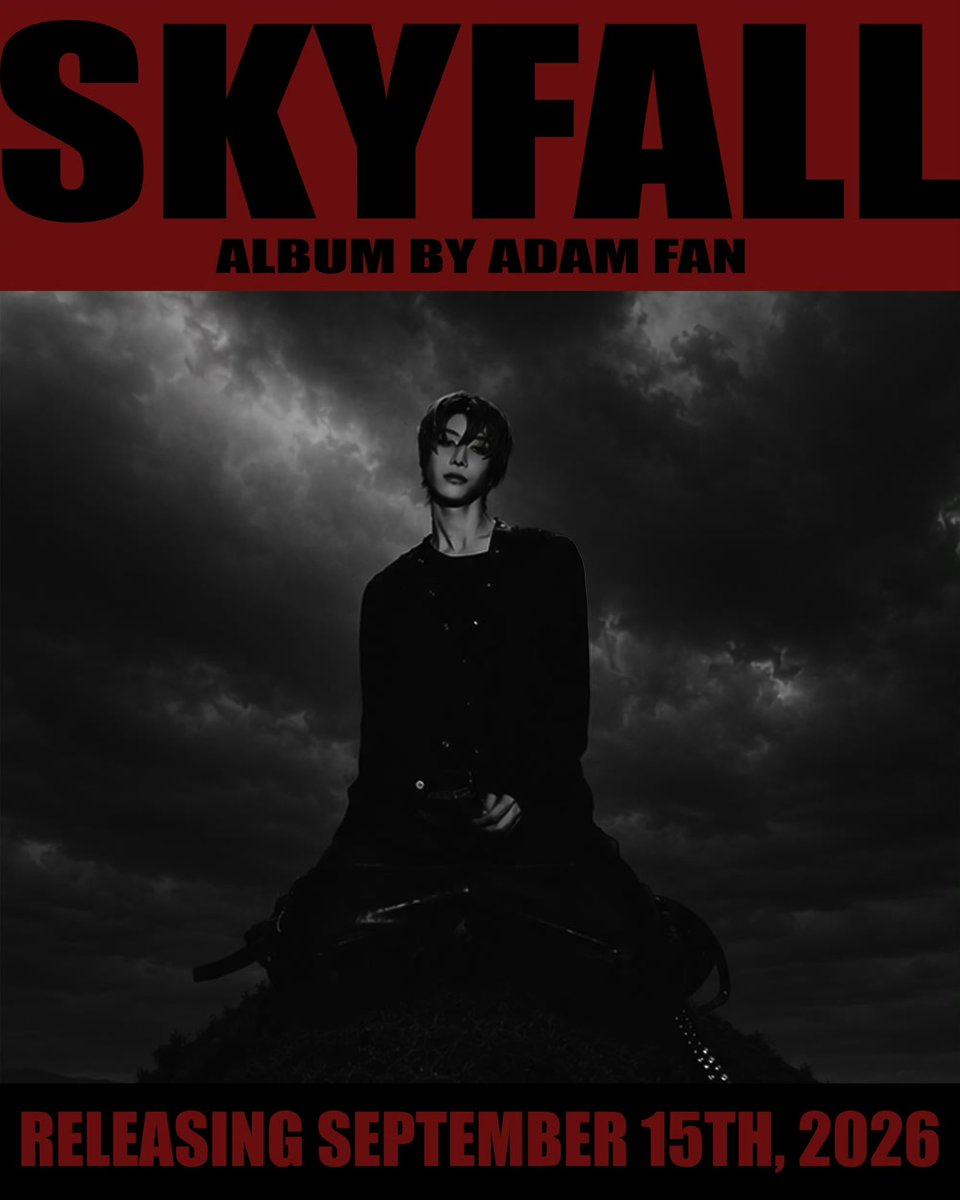 TangerineBear_'s tweet photo. @real_AdamFan616 SKYFALL Album Preview Poster🫶🏻
⠀ 
#FanChengCheng #范丞丞 #SKYFALL https://t.co/PcXvXIxPio