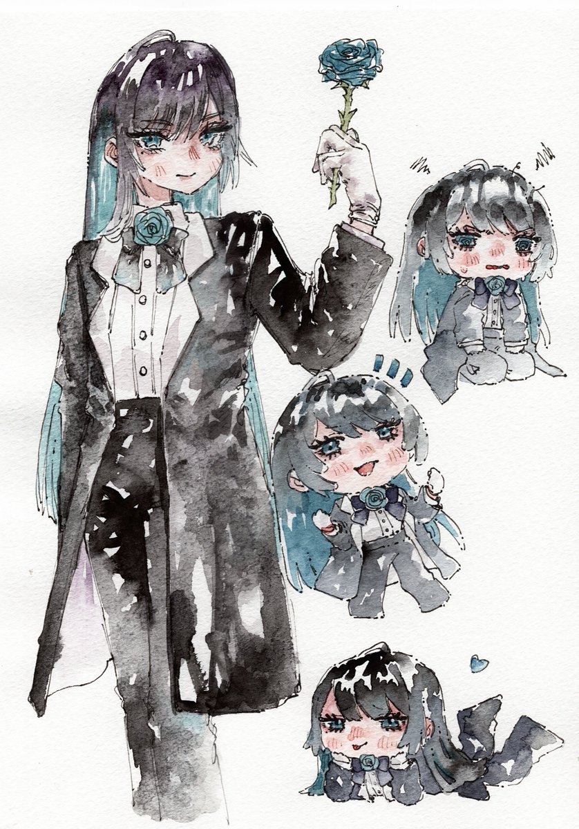 ga_kamoko's tweet photo. ⚘透明水彩⚘ #Adoart ˊ˗ https://t.co/3yUUPVV1fV