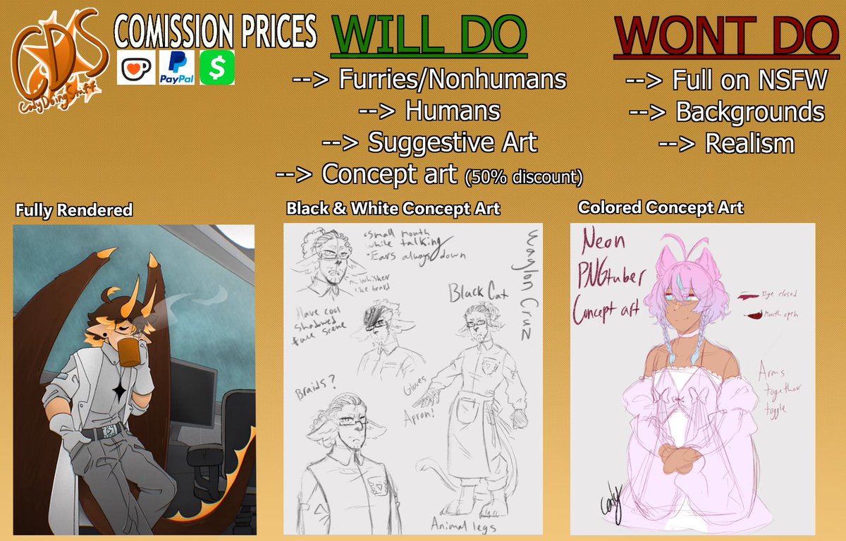 Codydudeguy's tweet photo. Commission information 1/2 https://t.co/CHNcswvSY7