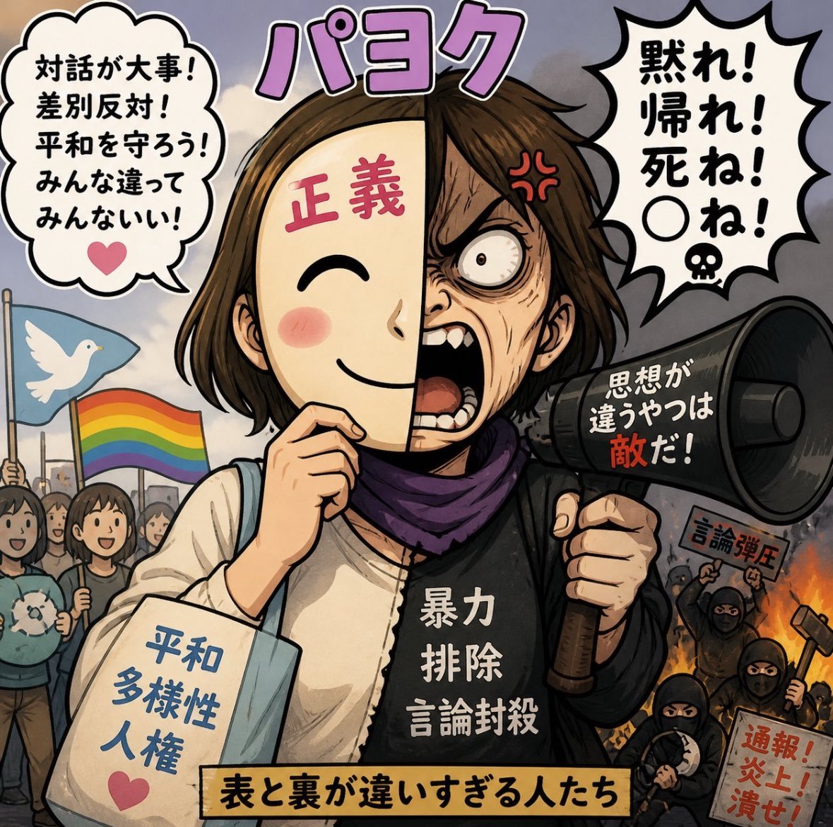 naniwakaidanji's tweet photo. @kota_kadekawa まあ、左な人らはこれですから… https://t.co/1J0i812kuF
