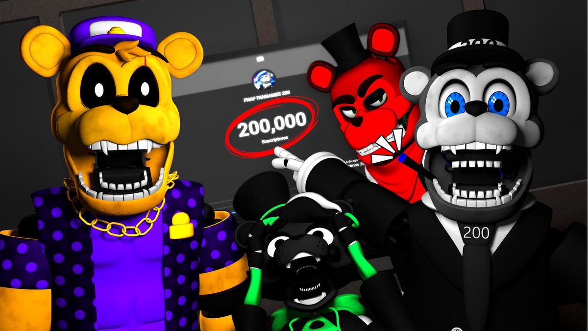 200Fnaf's tweet photo. Haciendo honor al nombre 2⃣0⃣0⃣🔥🔥🔥
Muchas gracias a todos por este gran apoyo!!!
No hay palabras que puedan expresar la enorme gratitud que siento hacia todos ustedes. Al fin se cumplió mi meta, mi sueño.💎
De verdad, gracias de todo corazón. ❤️
Pd: Render por @Raynick517 https://t.co/1hIModaq7c