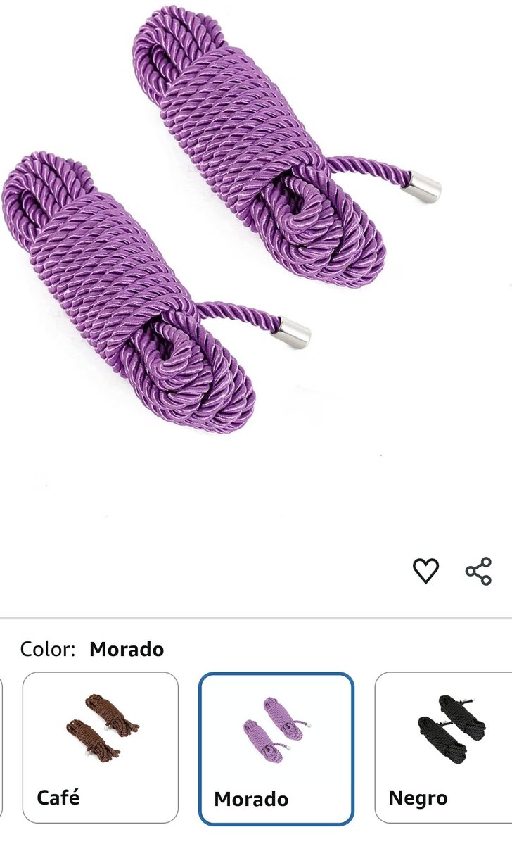 Anya821's tweet photo. Hace poco me tentaron con estas cuerdas. Cuerdas de seda y moradas...
Creo que se van a venir a casa, aunque sea para jugar yo sola. https://t.co/Xr3UkAKcWe