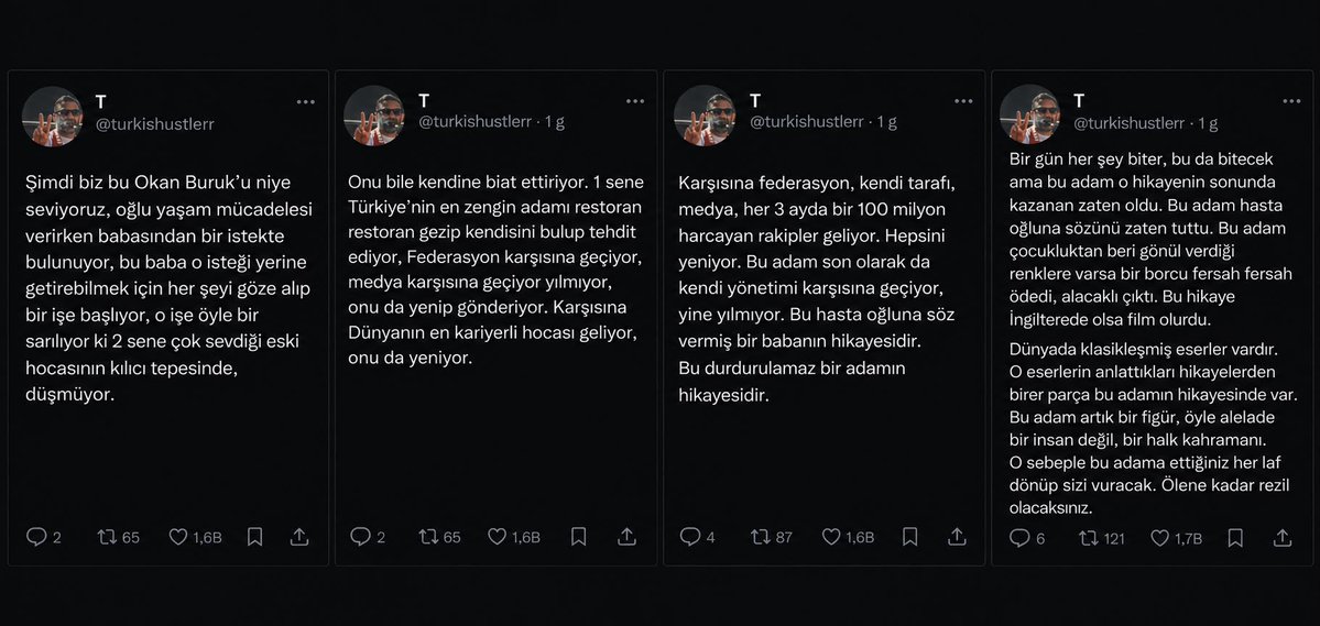 samiyengundem's tweet photo. ✍️ Bir Galatasaray taraftarının, Okan Buruk hakkında yazdığı flood. https://t.co/AZQ86HoLpn
