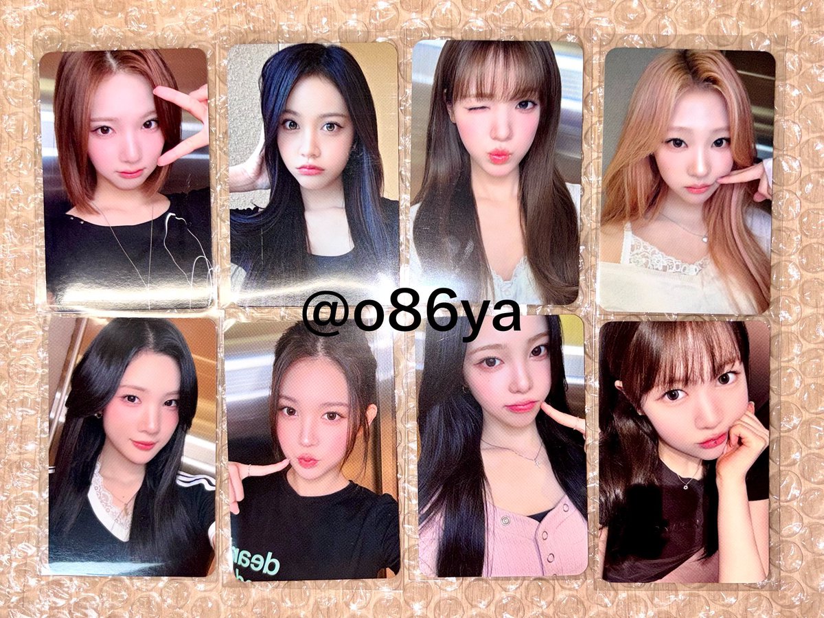 o86ya's tweet photo. 하츠투하츠 위드뮤 영통 미공포 양도
1 set 6.0 

DM❌
https://t.co/k3Y8tdqjVq

Hearts2Hearts h2h focus carmen jiwoo yuha stella juun ana ian yeon pc poca potocatd sell wts 레몬탱 포토카드 포카 팬싸 팬싸인회 영통 대면 앺뮤 하투하 포커스 카르멘 지우 유하 스텔라 주은 에이나 이안 예온 https://t.co/KmC88QvaLA