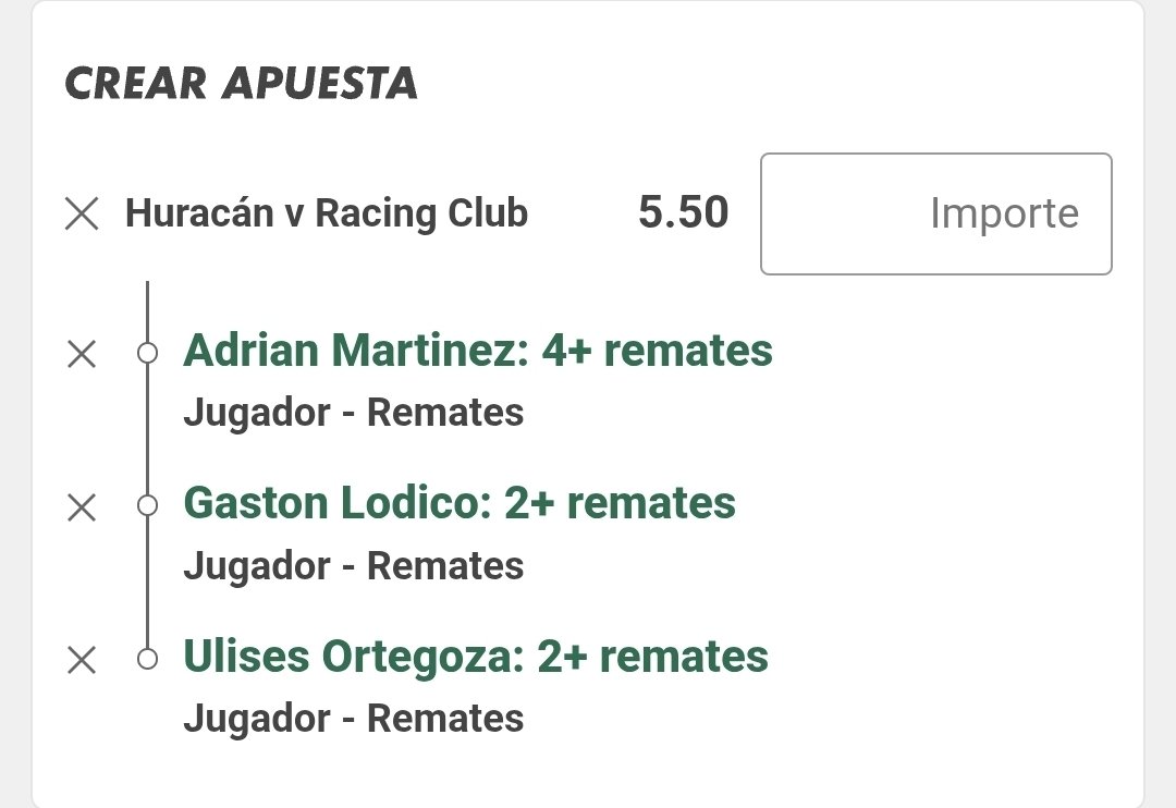 ITUBETS's tweet photo. Soñadora para el Huracán - Racing del domingo. Hay bastante diferencia con Bet365. 

Maravilla viene 3-3 en sus últimos 2
Ortegoza viene sin patear mucho y en el último lo sacaron a los 30', su suplente cumplió con los 2
Lodico no fue titular nunca pero lo sería el domingo https://t.co/fsFJG60J3j