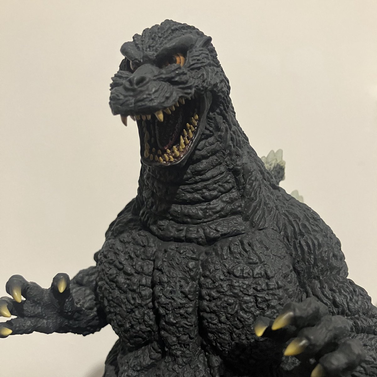 Kuuusou83's tweet photo. 東宝30㎝シリーズ ゴジラ(1993) 一般流通版

#ゴジラVSメカゴジラ #ゴジラ #godzilla #xplus #東宝30cm https://t.co/mHdpLkpKDG