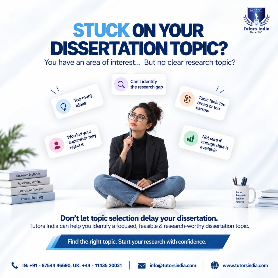 TutorsIndia's tweet photo. Whether you have too many ideas or cannot identify a research gap, Tutors India helps you choose a focused, feasible, and data-backed dissertation topic.

Contact our specialists at  https://t.co/tyMdEHjM6D 

 #DissertationTopic #ThesisHelp #AcademicSupport #TutorsIndia https://t.co/hadsG0aEz8