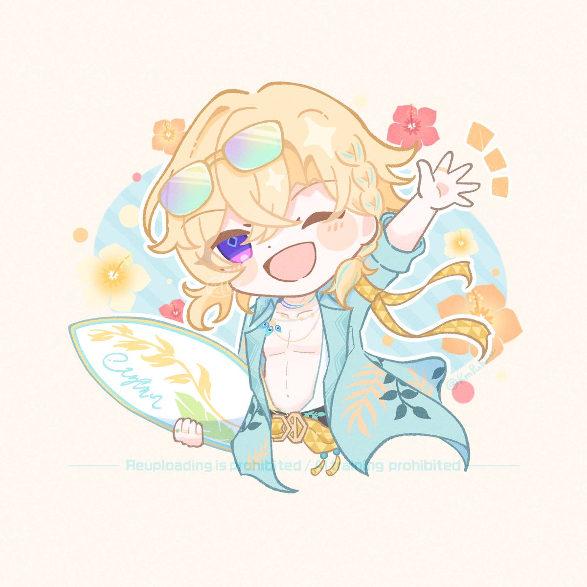 KmPukka's tweet photo. 実装おめでとう！🦚🌊🌺
#Aventurine https://t.co/l63feu1dQE