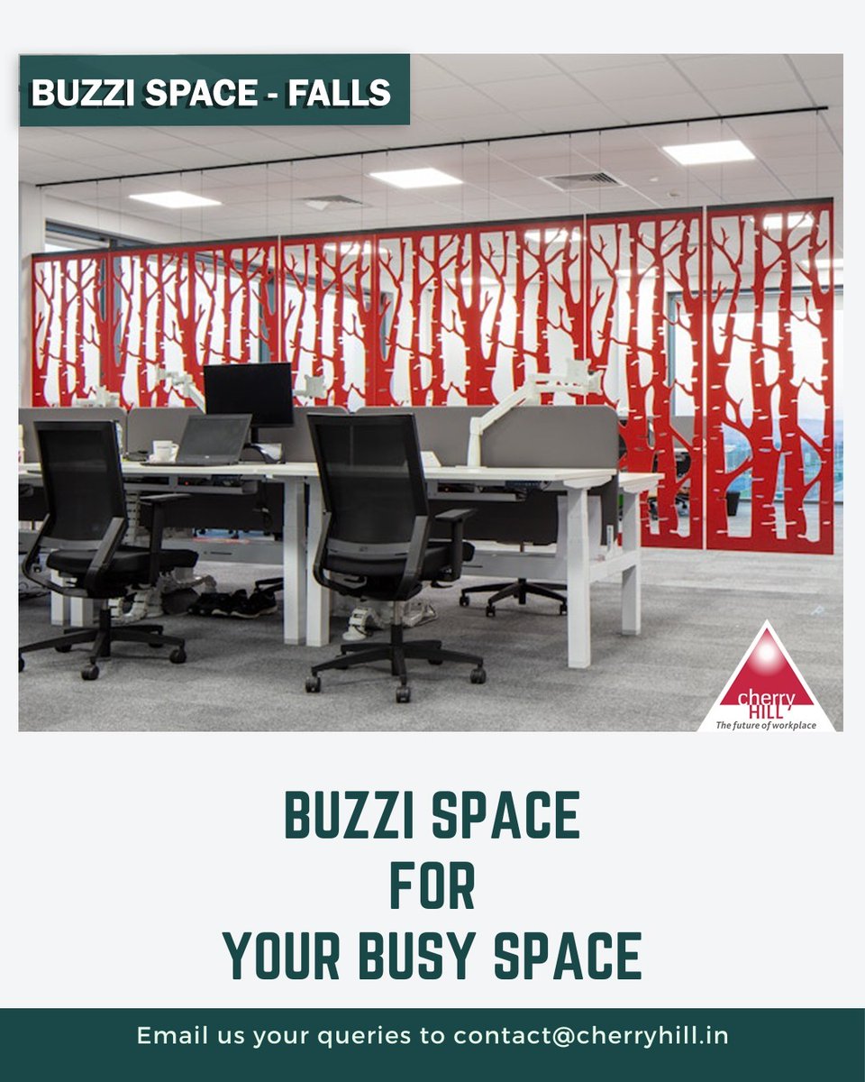 CherryHillDelhi's tweet photo. #BuzziFalls is an elegant acoustic element and room-dividing solution in one. Buzzi Falls Rail is another alternative that enables the panels to slide with ease—creating a movable room divider that shifts from private to public space.
#CherryHillInteriors #customfixtures https://t.co/tRBYLFLZF9