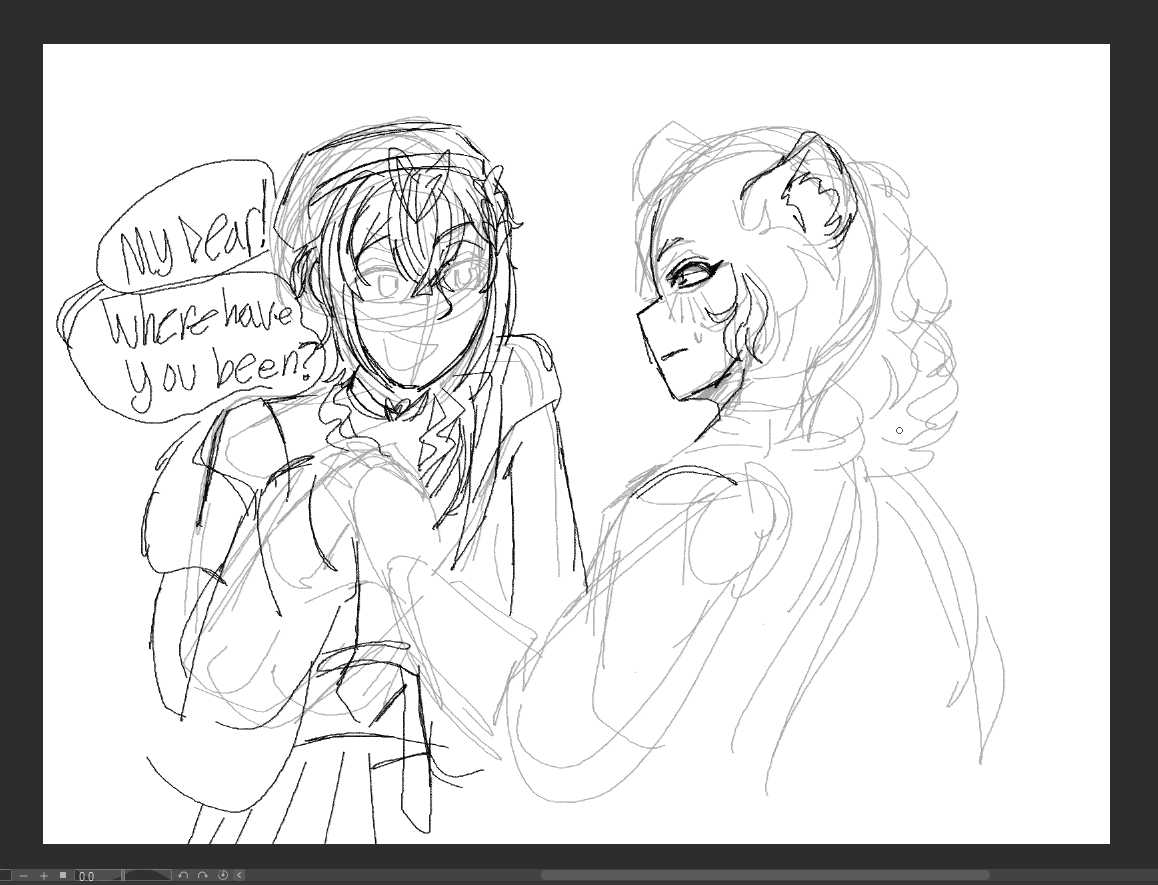 FiaTol_'s tweet photo. I am alive I SWEAR. went through a mini artblock but I have a few Wips to share while Im working on finishing stuff https://t.co/v91kBvMlzS