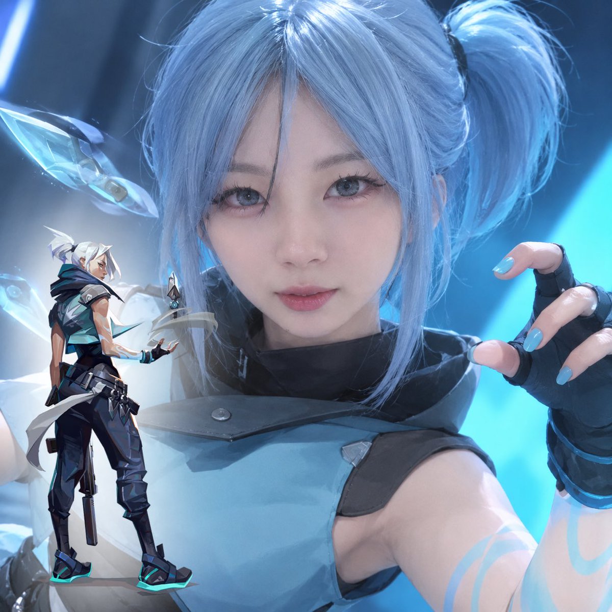 nx0us_'s tweet photo. 流行ってるやつちゃっぴーにやってもらったよᲘ𐑼⋆
他のキャラもやってみたい💭💞 https://t.co/EMGvPe2CxY