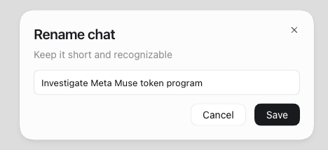 chadwickpoon's tweet photo. @thsottiaux was the auto title renaming removed in this last update? i really liked that feature https://t.co/dOwuuCKRdp