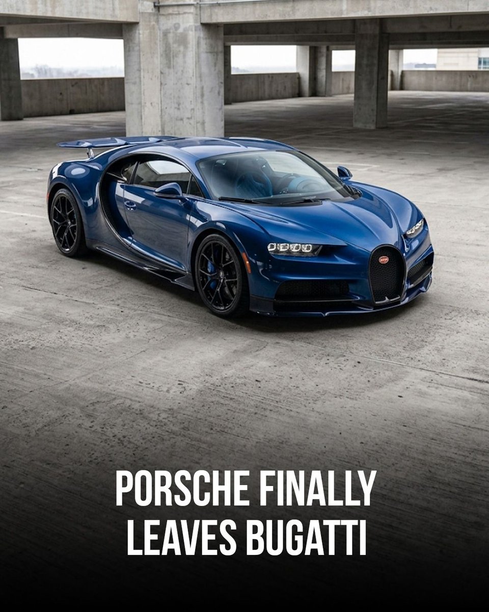 auto_ae's tweet photo. Porsche has sold its remaining Bugatti Rimac stake for €1 billion, ending Bugatti’s 28-year link to Volkswagen. Rimac now controls the brand as Tourbillon production approaches. Is this good for Bugatti? What comes next? 

🚗 https://t.co/08twKIsX1h 

 #autoae #carnews #Bugatti #BugattiRimac #Porsche