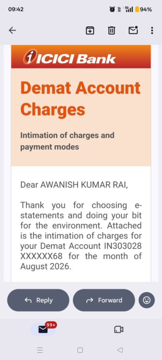 DrAwanishkumar's tweet photo. @ICICIBank_Care @ICICIBank @ICICIDirectcare https://t.co/xSCVefPL4l