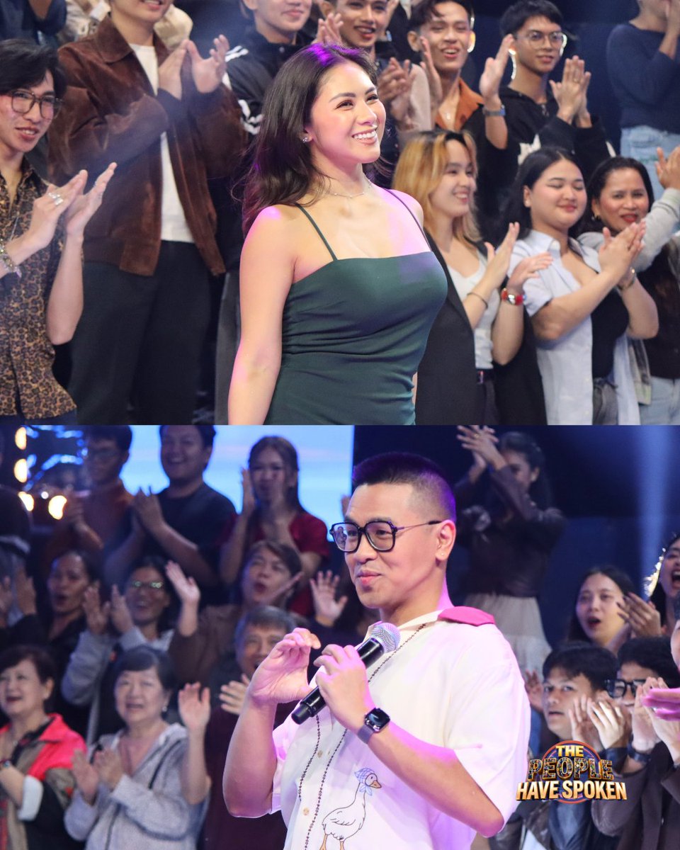 gmanetwork's tweet photo. Celebri-peep na, KALURKER PA! 🤩 

Siguradong maloloka ka sa POVs nila #AshleyRivera at #BausRufo sa #ThePeopleHaveSpoken! 😂 

Don't miss it later at 6:15 PM! #TPHSSecondChances https://t.co/DR9kMdJnoW