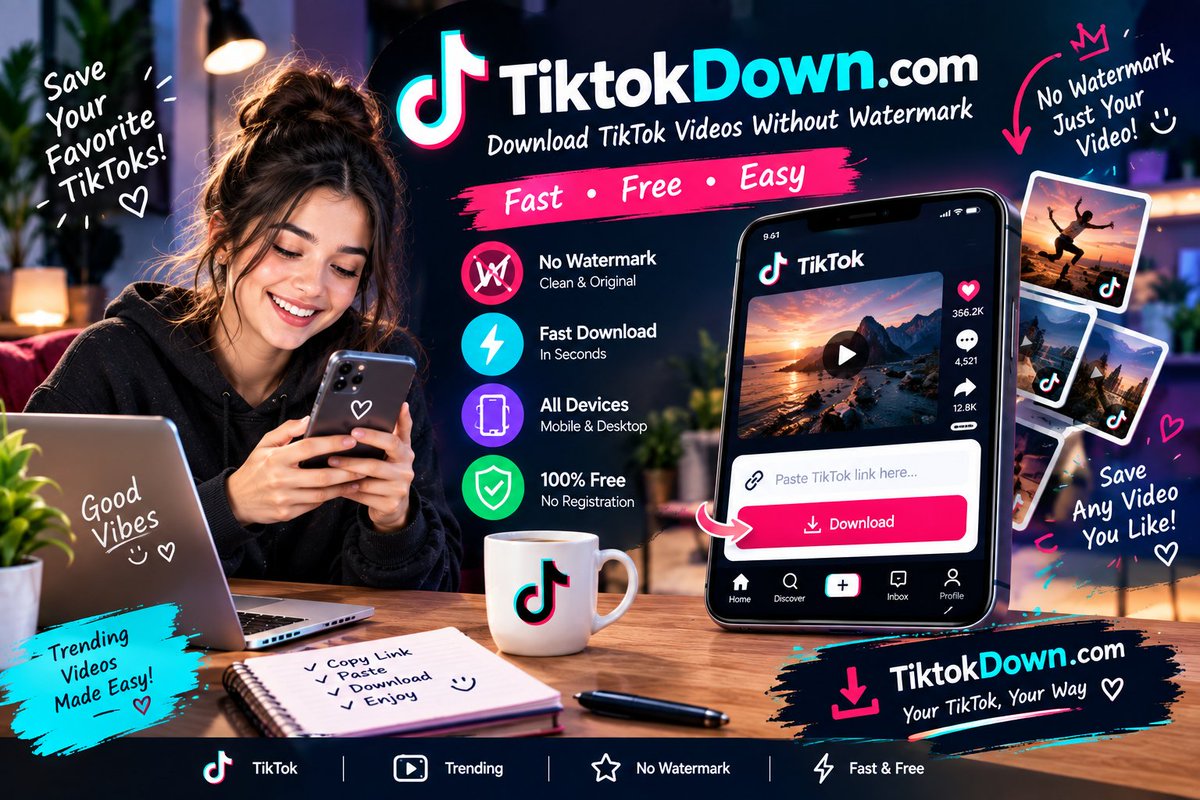 williams676778's tweet photo. Need to save a public TikTok video? 🎬

Try TktokDown — paste your TikTok link and check the available video or audio options directly from your browser.

Quick and simple for mobile and desktop users. 📱💻 https://t.co/nH95ZZs94c https://t.co/DeeWDRJ0qt