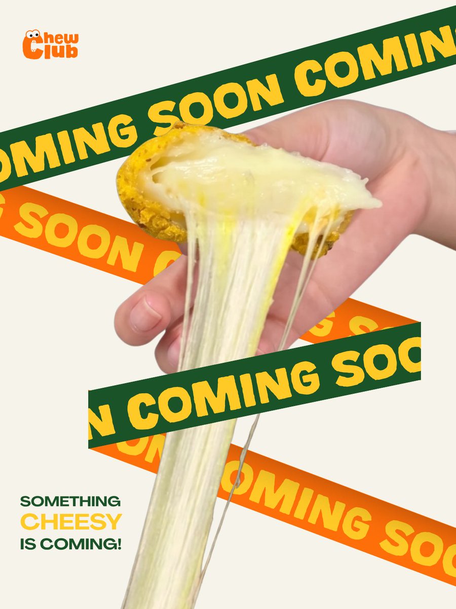 yqbaddie's tweet photo. cheeseball yang kemarin pada nanyain
akhirnya sebentar lagi hadir juga 🤩 

yuk follow ig nya @chew_club buat info selanjutnya! 

#zonajajan #tembalang #temcy #undip https://t.co/UEhwAyJmm0