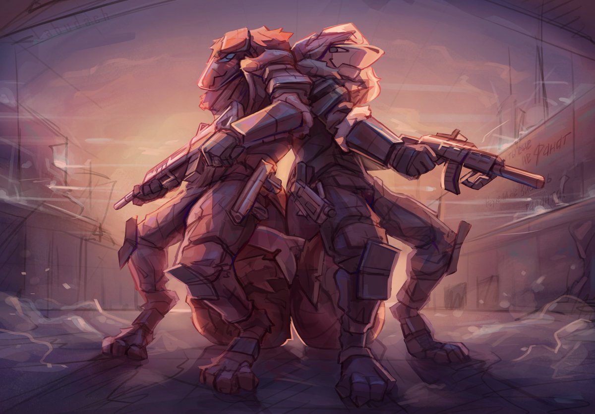 Labuda_ch's tweet photo. combat guys comm
#digitalart #furryart https://t.co/TebROx1Tec