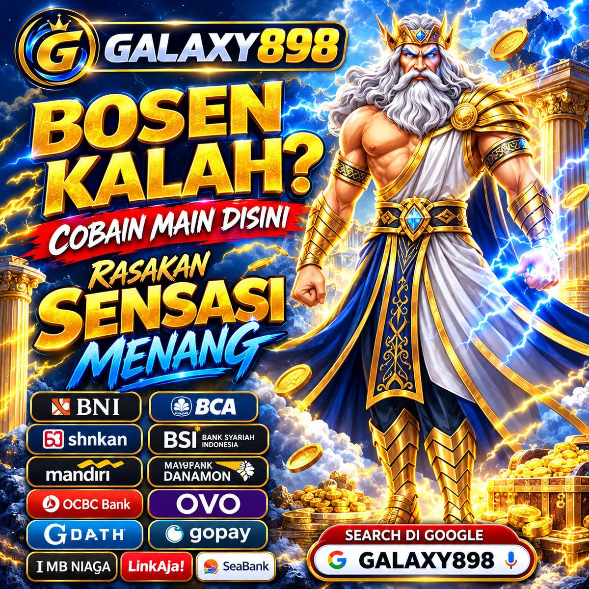 _galaxy898's tweet photo. 📣  GALAXY898 SLOT GACOR
🥳  BONUS NEW MEMBER 20%  ✔️
🥳  BONUS DEPOSIT 10%  ✔️
😏  BONUS REBATE HARIAN 1%  ✔️
😏  BONUS CASHBACK 3%   ✔️
🫴 EVENT Mistery Box ( claim 3x/hari )  ✔️
😎  PULSA TANPA POTONGAN ✔️

Link Alternatif: https://t.co/uw7GMPbev7
#slotgacor #slotonline #slot https://t.co/PQJPaxIQWz