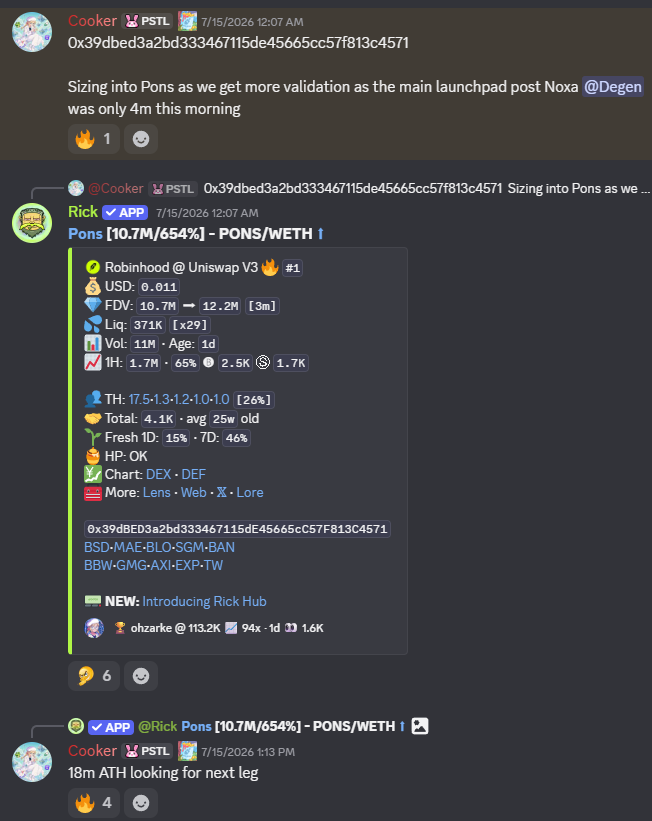 PastelAlpha's tweet photo. New ATHs on our previous calls? Time for new giveaways!

$STONK 543K > 298M (549x)
$PONS 10M > 990M (99x)

To celebrate, drop a comment for a chance to win $200 AND a free month of @PastelAlpha 🎁

Picking winners next week for all pending giveaways! https://t.co/7diNbErj38